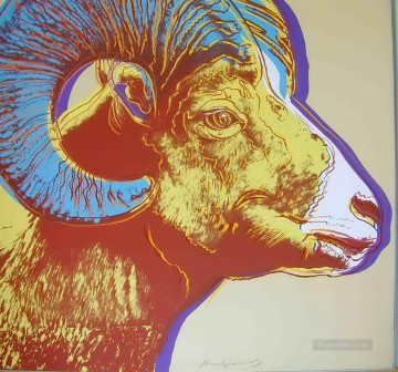 Abstracto famoso Painting - Especies en peligro de extinción del carnero cimarrón 2 Artistas POP